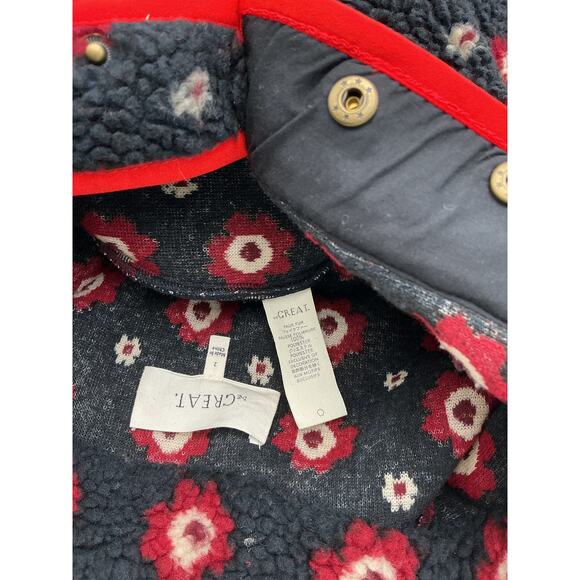 The Great. 'The Countryside' Black Polyester Pullover Size 2 - Picture 4 of 4